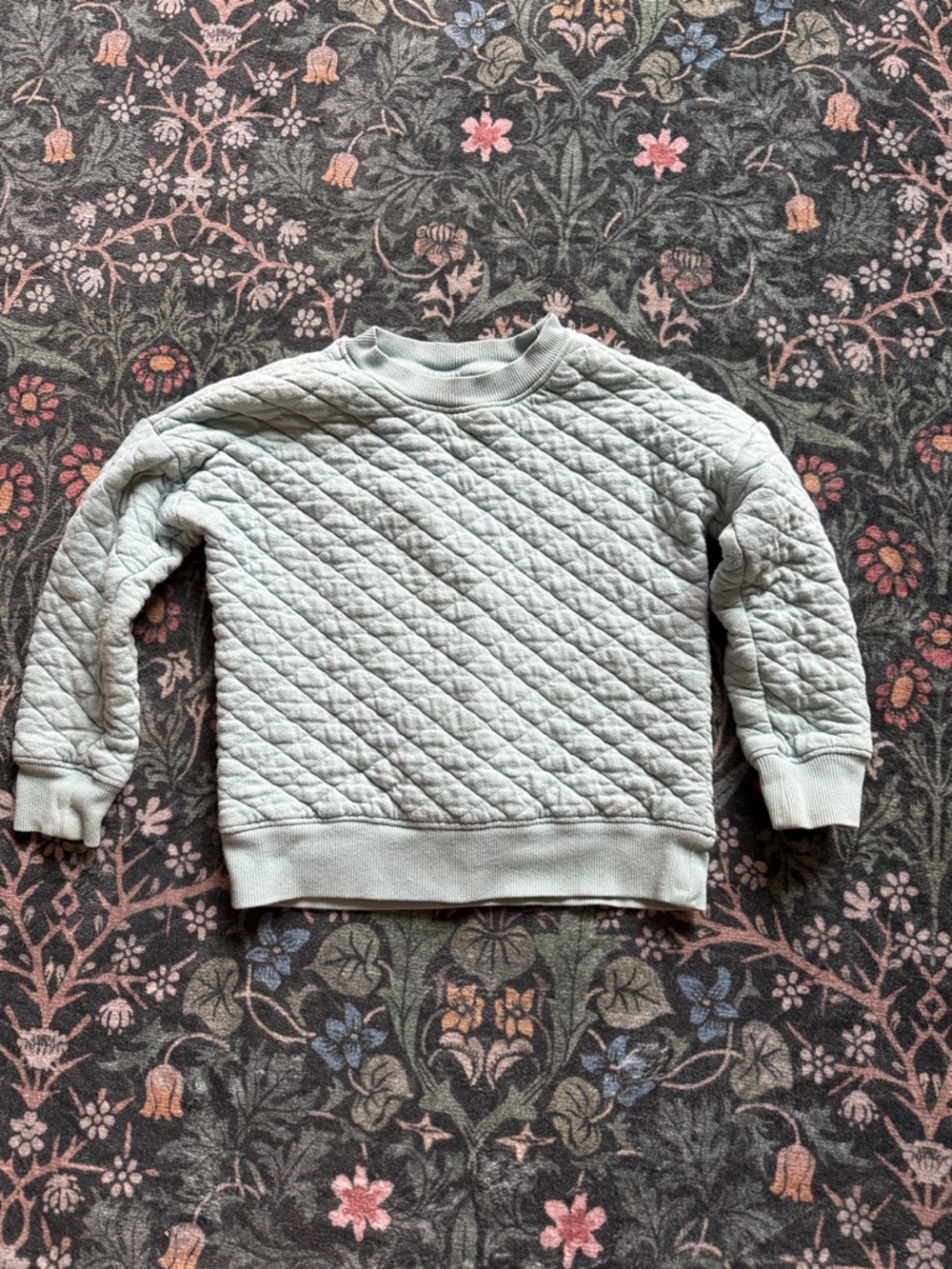 Hanna Andersson Quilted Crewneck Sweatshirt 5T